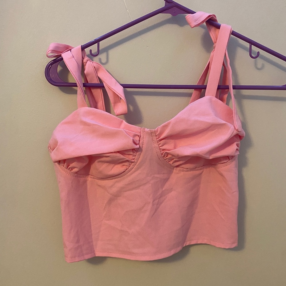PACSUN KENDAL AND KYLIE PINK TANK TOP XS